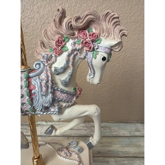 San Francisco Music Box Co Vanessa Carousel Horse Music Box Maureen Drdak Ltd Ed - Picture 14 of 17